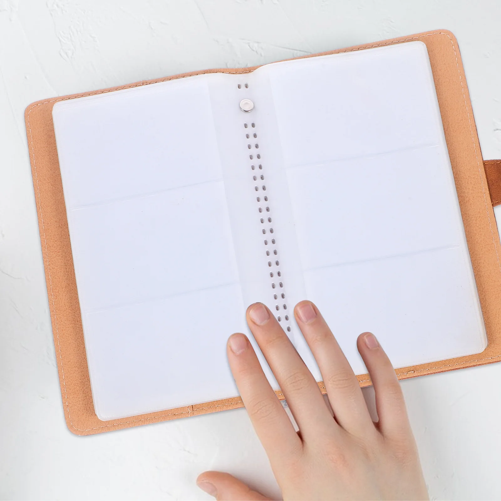 PU PVC Material Card Binder Holder Game Card Collecting Book Simple Elegant Appearance Useful Cards Album