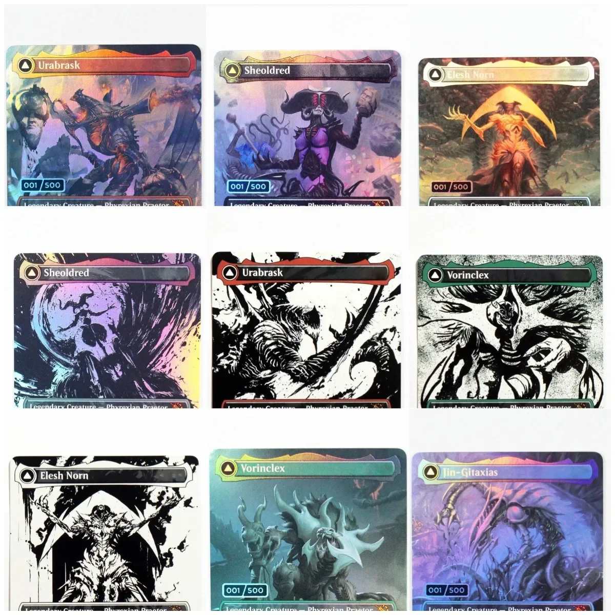 (أمي) (Jin-Gitaxias Vorinclex Urabrask) ماجيكال بروكسي أسود عالي الجودة أوراق اللعب لوحة تجميع بطاقات تداول الألعاب #1