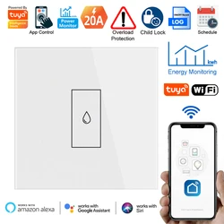 Tuya 20A ue WiFi bojler na wodę podgrzewacz wyłącznik czasowy Monitor zasilania zabezpieczenie przed przeciążeniem inteligentne życie pilot aplikacji kontrola pracy z Alex