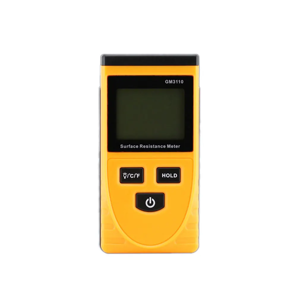 

For GM3110 Surface ResistanceTester Anti-static LCD Tester Digital Display Anti-static Resistance Meter Temperature Meter
