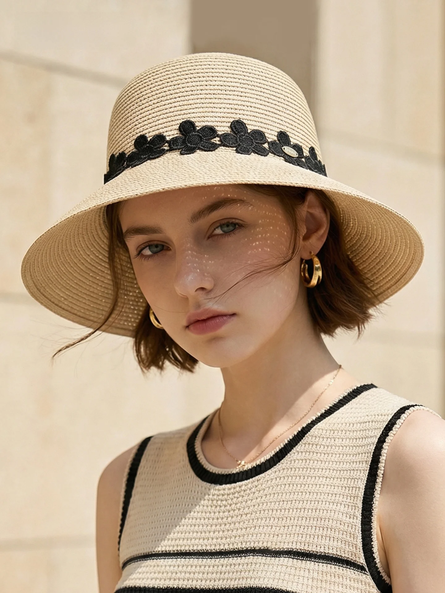 cacuss-レディース-麦わら帽子-夏-ビーチ-エレガント-つば広日よけ帽子-アウトドア-ファッショナブル-軽量-サンハット-通気性