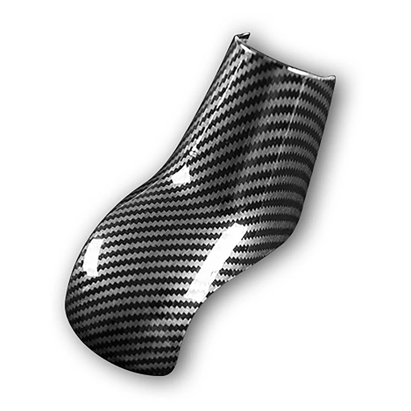 Car Carbon Fiber Gear Shift Knob Head Cover Sticker Trim For Cadillac CT5/XT5/CT6/XT6 2020 2021 Shift Knob Cover Trim