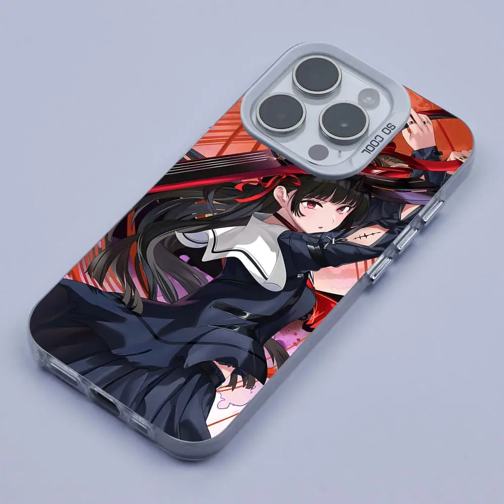 

Wuthering Waves Chisa Phone Case for iPhone 17 16 15 14 13 12 11 X XR XS Air Pro Max Plus White Colorful Silver Cover
