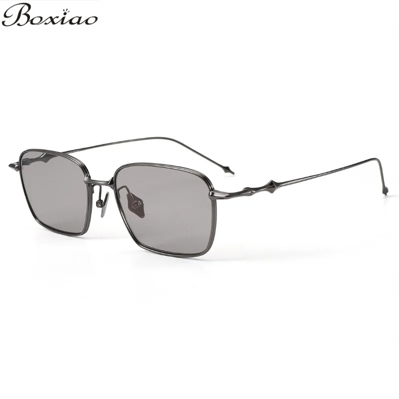 

ABA Square Star Light Mans Silver Frame Sunglasses Wholesale Yellow Nylon Night Vision Goggles Driving Sunscreen Sunglasses.