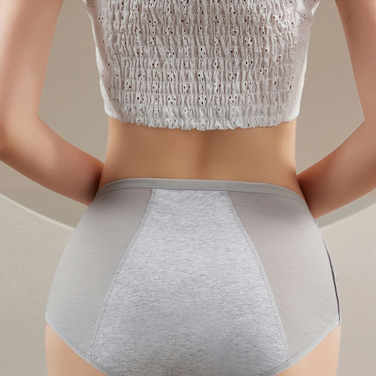Women\'s Menstrual Panties Cycle Absorbent Underwear Female Cotton Higth Waist Leak Proof Physiological Pants Briefs For Girls