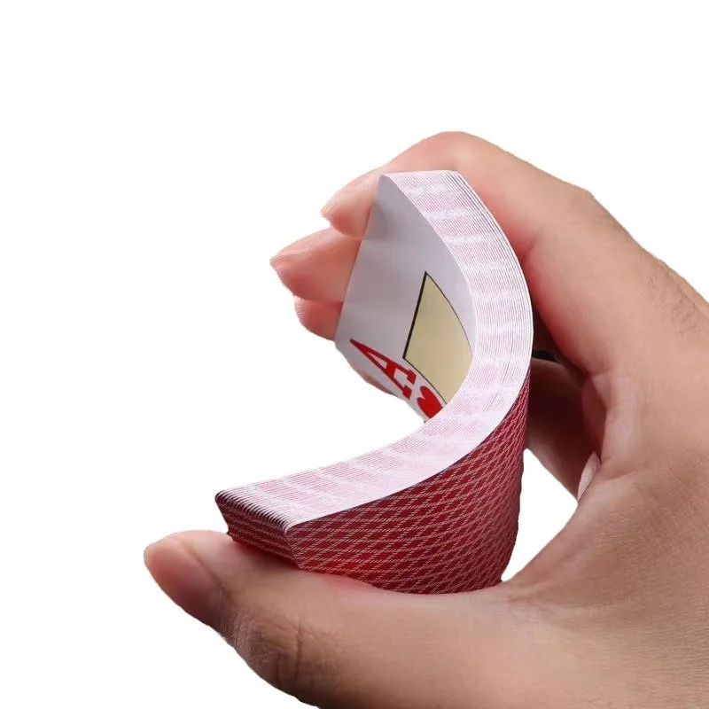 بطاقة بوكر بلاستيكية مقاومة للماء من تكساس، بطاقة بوكر PVC قابلة للغسل وغير لامعة للترفيه