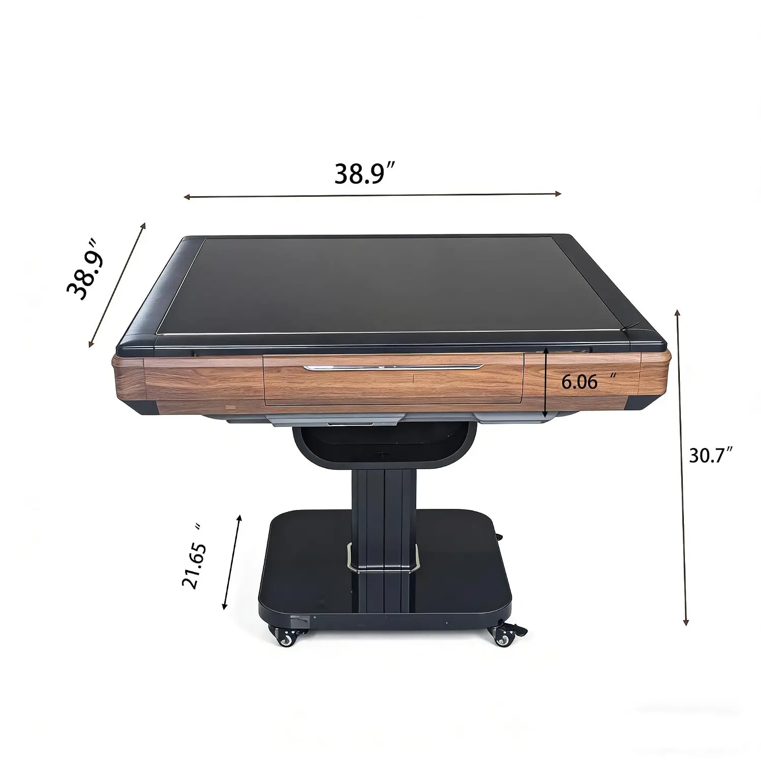 Foldable Automatic Mahjong Table, Ultra-Thin (≤135mm) & Low Noise (≤65dB), with Wheels and 2 Sets of 42mm Numbered, Customized
