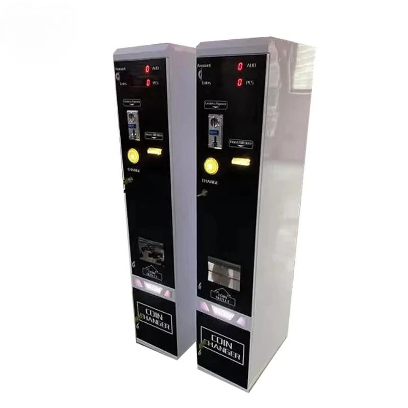 a forMini LED Coin Pusher Change/Changer Machine for Laundry Massage Chair Vending for Bill and Coin Tokens