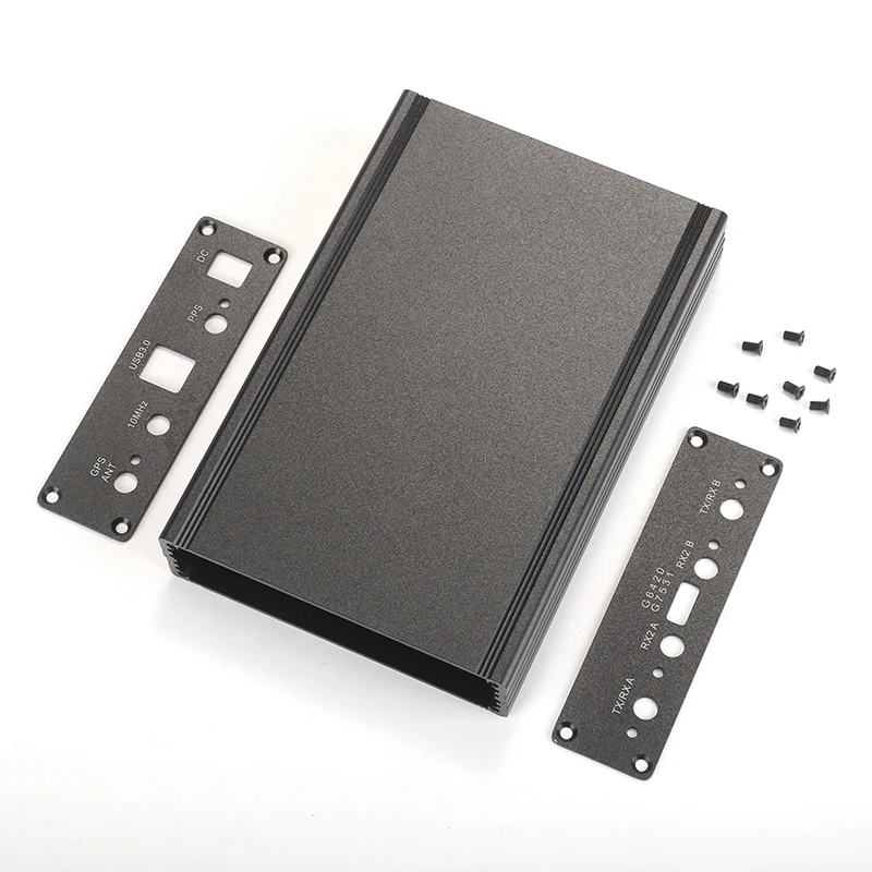 Black Metal Case Cover for  B210  AD9361 RF 70MHz-6GHz SDR Software