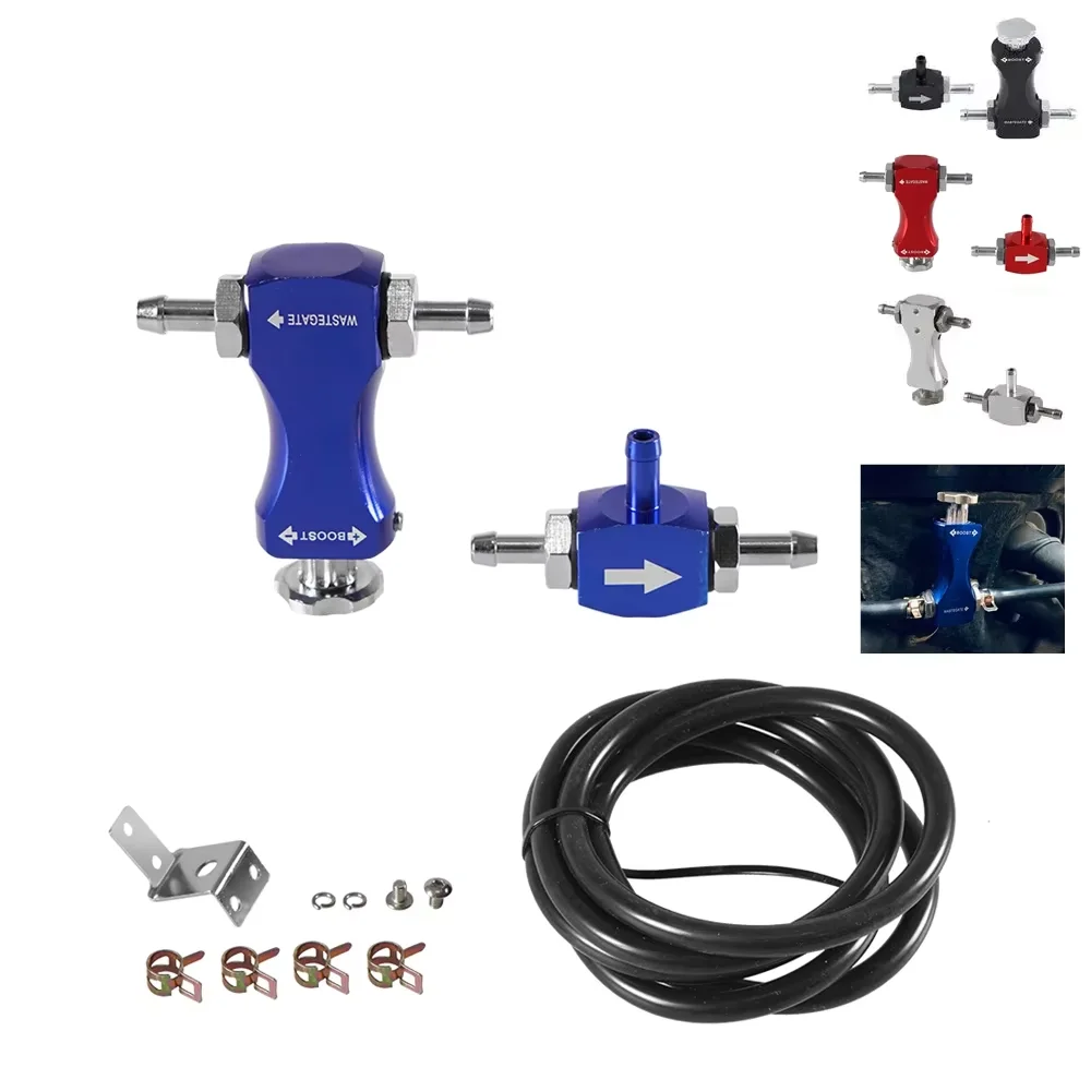 Universal Manual Turbo Boost Controller Bleed Valve Pressurize Regulating Kit Car Modified Turbocharged Regulator Aluminum