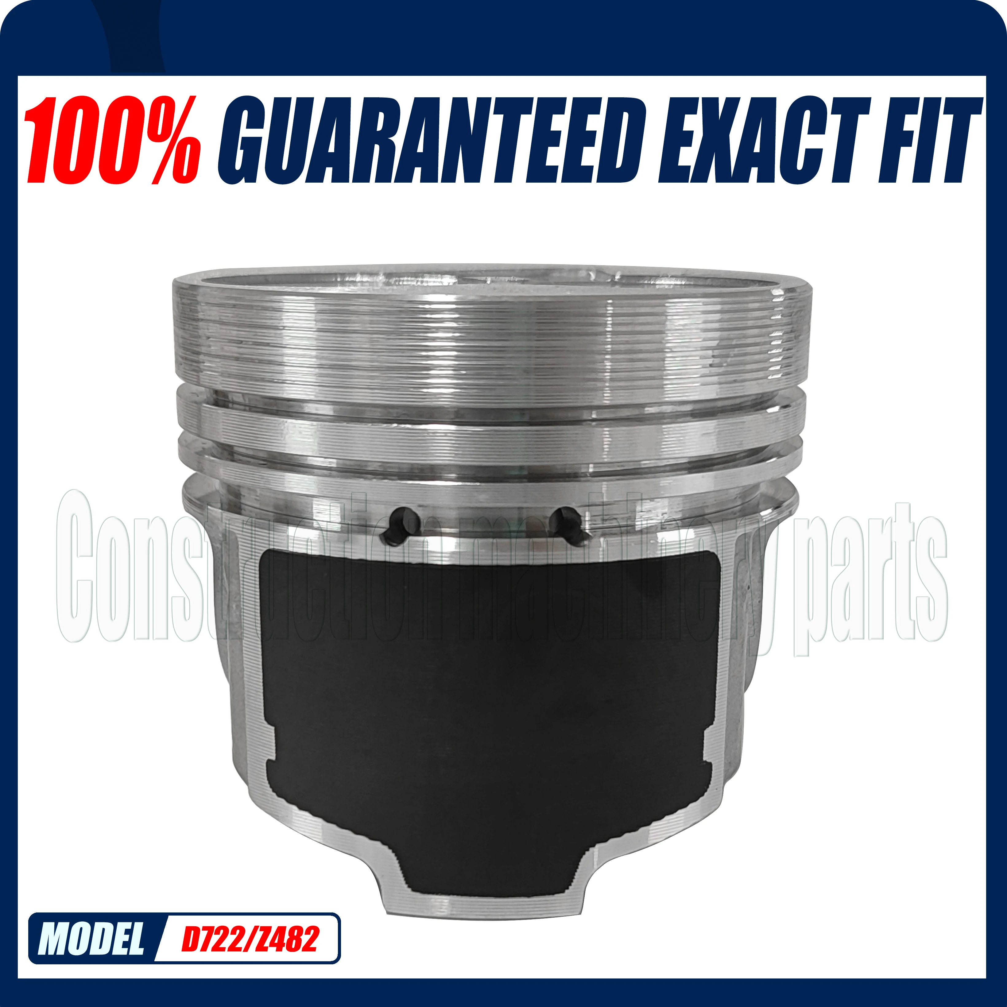 Imagem -03 - Pistão 67 mm para Kubota D722 Z482 Motor Diesel 1685121110 Jogo do Pistão