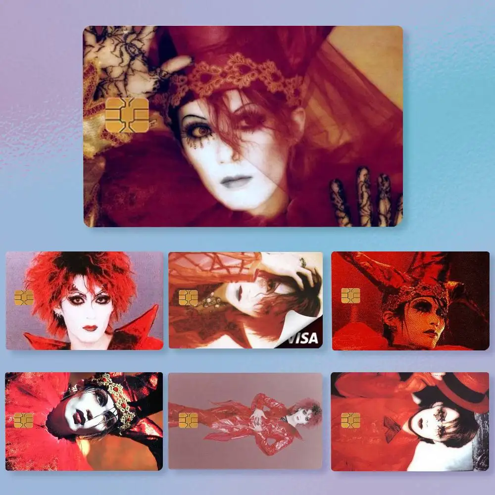 Malice Mizer Visual Kei Rock  High Definition Matte PVC Film Tape | For Credit Card, Debit Card Stickers & Gift Decoration