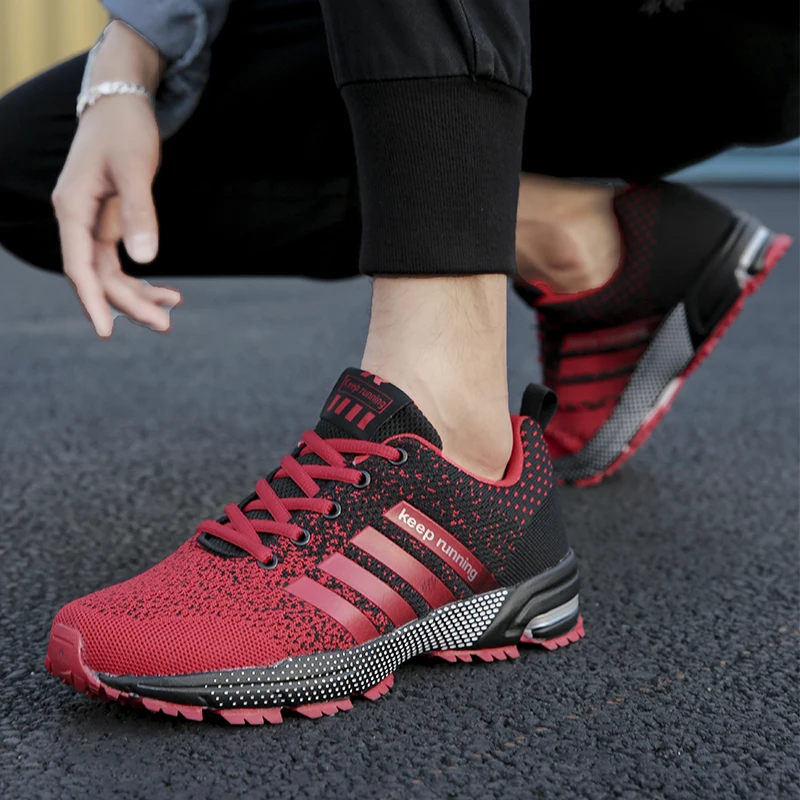 

Мужская и женская повседневная спортивная обувь, весенне-осенние дышащие туфли на плоской подошве, кроссовки больших размеров.