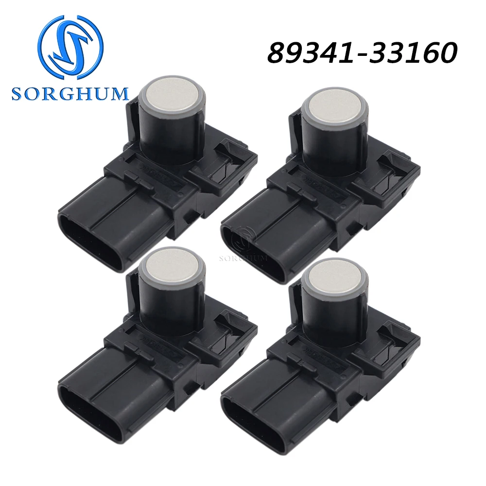 SORGHUM 89341-33160 4PCS 1PC For Toyota Lexus GX460 RX350 RX450h Sequaia Auto PDC Wireless Front & Rear Reversing Parking Sensor