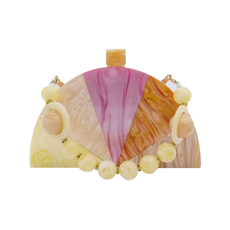 

Acrylic Evening Bag Women's Wallet Clutch Trend Designer Elegant Party Dresses Wedding Night Shoulder Makeup Female Cross Bag