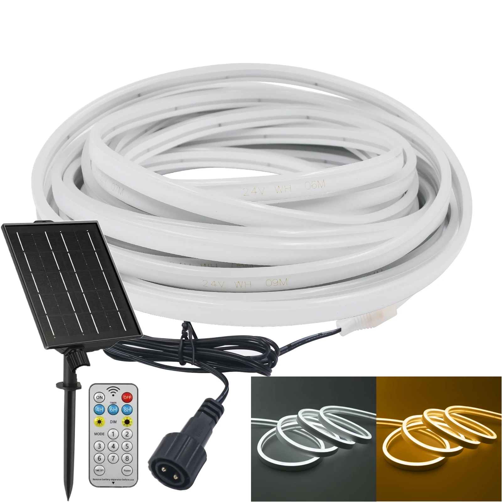 Striscia LED Solare Neon 24V c - Outdoor Power Strip recensione e prezzo