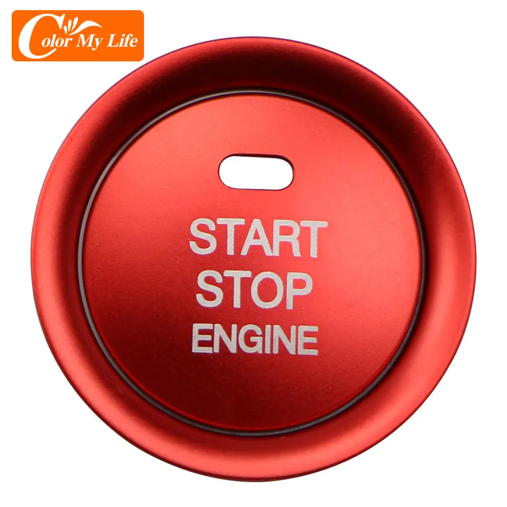 غطاء حلقة مفاتيح من سبائك الألومنيوم لإيقاف المحرك ، ملصقات سيارة لمازدا 2 3 بدء الاشتعال من من من من سبائك الألومنيوم