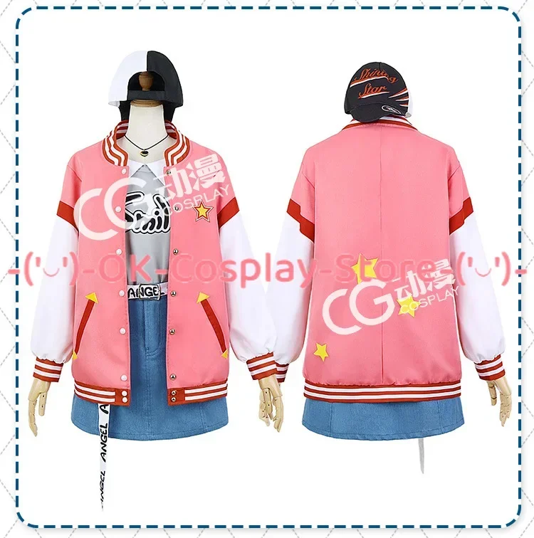 Costume de Cosplay de Scène Coloré pour Femme, Uniformes d'Halloween sur Mesure, Haut et Pantalon Imbibés, Manteau de ix, Projet de Jeu Sekai, Shiraishi An