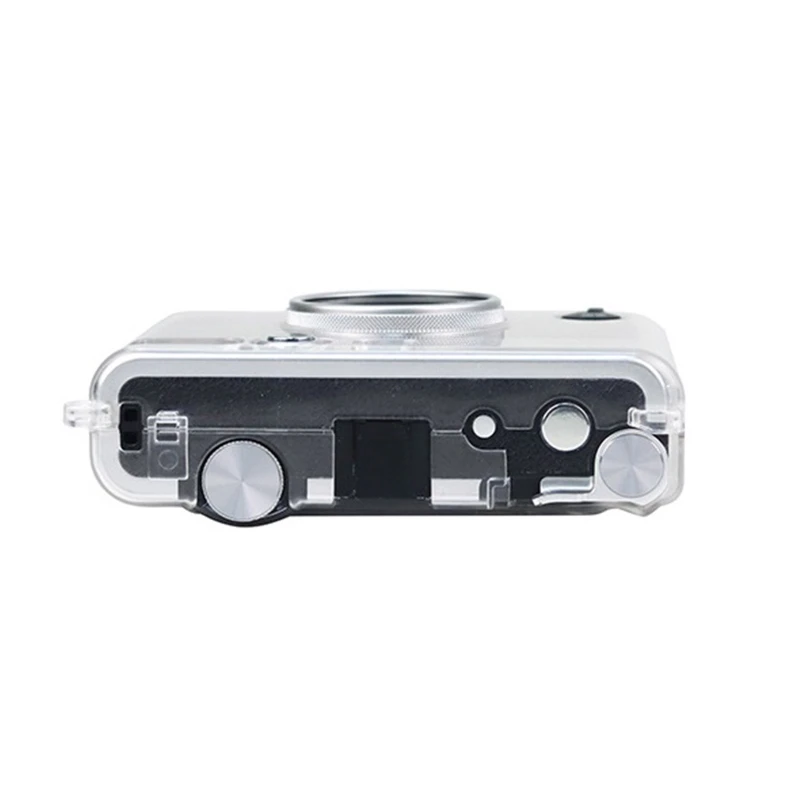 Clear Case For Fujifilm Instax Mini EVO Instant Film Camera Crystal Hard Shell Cover With Removable Shoulder Strap