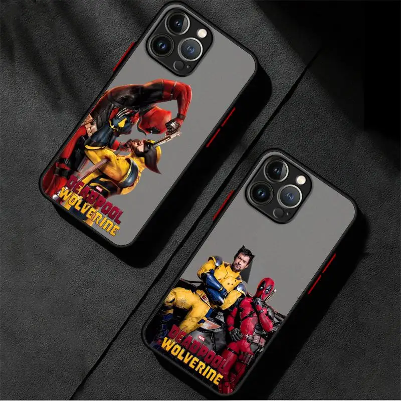 phone cases for Apple iPhone 11 16 case 8 14 12 Pro 15 7 8Plus 13 Mini XS X XR Luxury fundas Cover Marvel New Mutant Deadpool