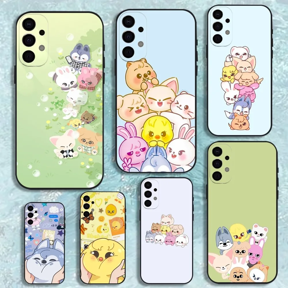 

Kpop Stray-Kids Skzoo-ES Phone Case For Samsung S25,S24,S21,S22,S23,S30,Ultra,S20,Plus,Fe,Lite,Note,10,9,5G Black Cover
