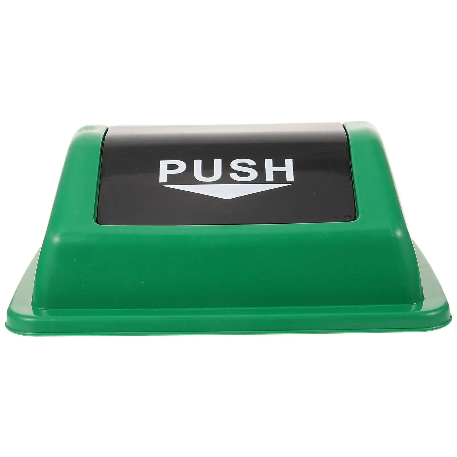 

Plastic Trash Lid 20L Green Rectangular Smooth Replacement Garbage Trash Can Cover Can Waste Bin Parts Outdoor