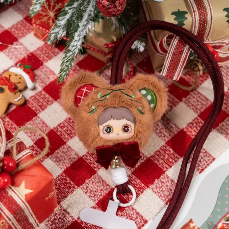 حقيقية Maymei الحظ جرس أفخم حزام الهاتف لعبة عصرية اليدوية جمع عيد الميلاد هدايا عيد الميلاد 2025 الخريف الشتاء النساء