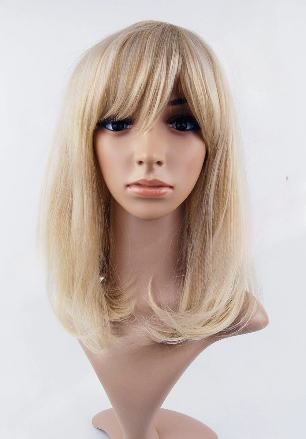 

W184 Honey Blonde Mid Length Sythetic Wig - studio7-uk