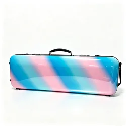 USA low tax new model 4/4 Violin Case Super light Carbon fiber Square Box high quality Violin Box Violin With hygrometer