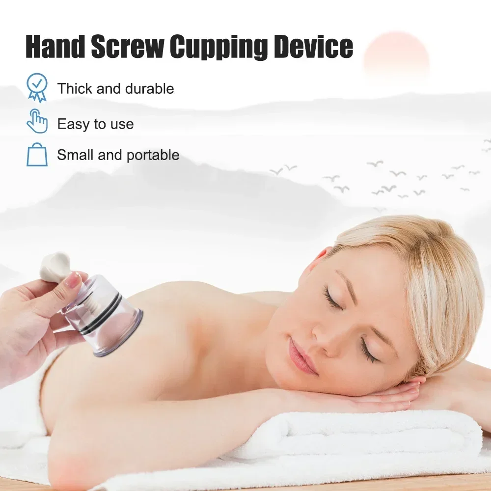 Plastic Cupping Professional Medical Chinese Vacuum Body Cupping Massager Therapy Cans Vacuum Cupping Slimming Relax Banks Tank