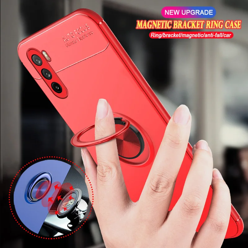 Case For Huawei Mate 40 30 20 Pro 10 Lite 9 20X Soft TPU Magnetic Car Stand Phone Cover Coque