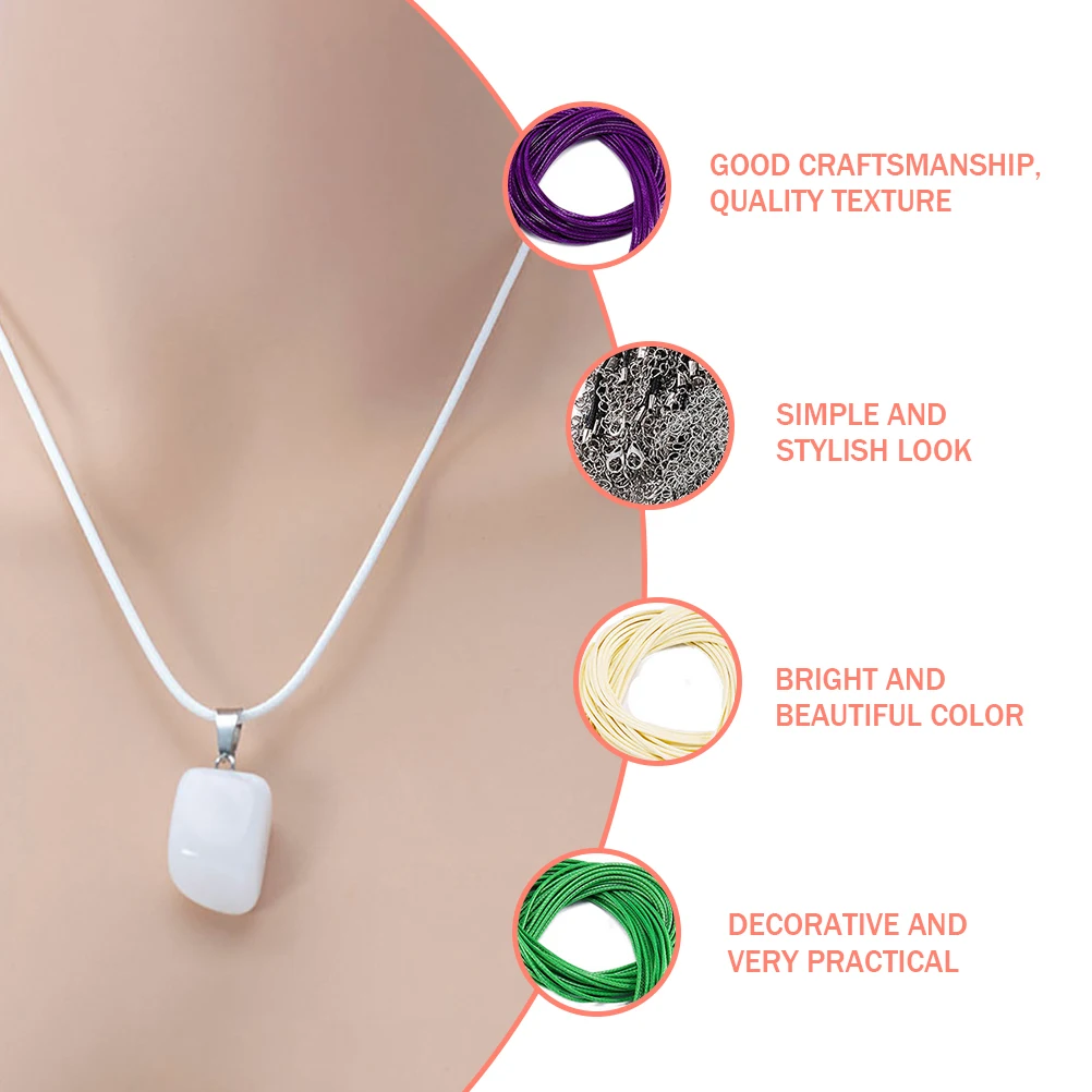 

20 Pcs Necklace Cords Durable DIY Jewelry Ropes Face Mask Lanyard Pendant Hanging Bracelet Making Chain Jewelry Accessories