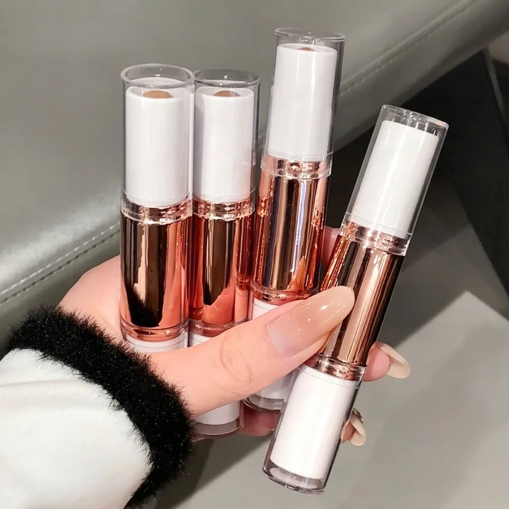 2 in 1 Dual Head Highlight Contouring ปากกา Double-ended Highlighter Stick คอนซีลเลอร์ Contour Stick V Face สามมิติ