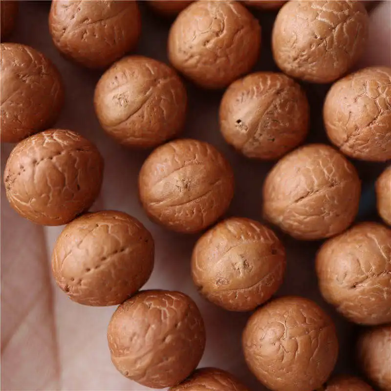 

Fine Hand-picked Nepal Natural Phoenix Eye Bodhi 108 Beads Meditation Mala BRO927