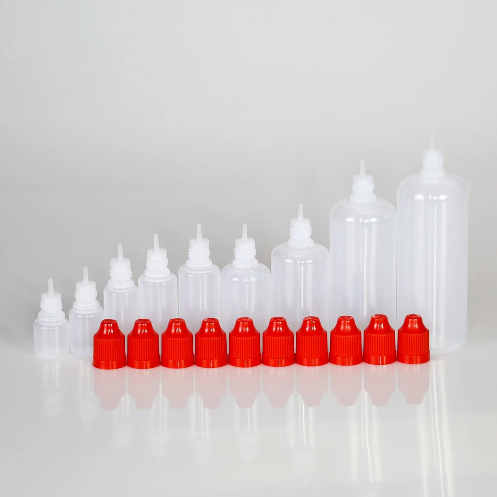 5Pcs 3ml 5ml 10ml 15ml 20ml 30ml 50ml 100ml 120ml LDPE Kunststoff Squeeze Dropper Flasche Abnehmbaren Kappe Flüssigkeit Füllung Container