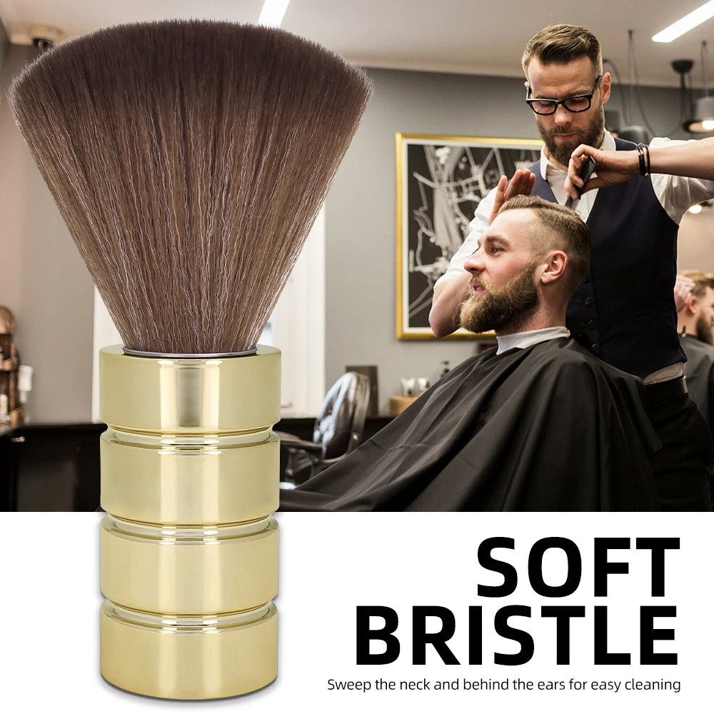 Weiche Friseur-Gesichtsbürste Haarbürste Friseursalon Haarschneidebürste Nackenbürste für jeden Friseur oder Salon