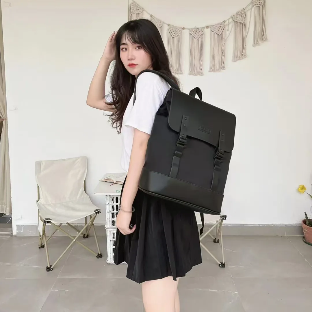 حقيبة ظهر نورديك غاستون لوجا مقاومة للماء ذات سعة كبيرة مقاس 6 بوصة للكمبيوتر المحمول للرجال والنساء، حقيبة ظهر للتنقل