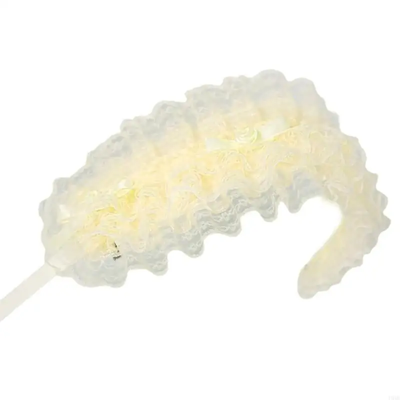 Couvre-chef en dentelle avec nœuds gothiques pour filles, bandeaux sous-culture, photographie demoiselle d'honneur 195E