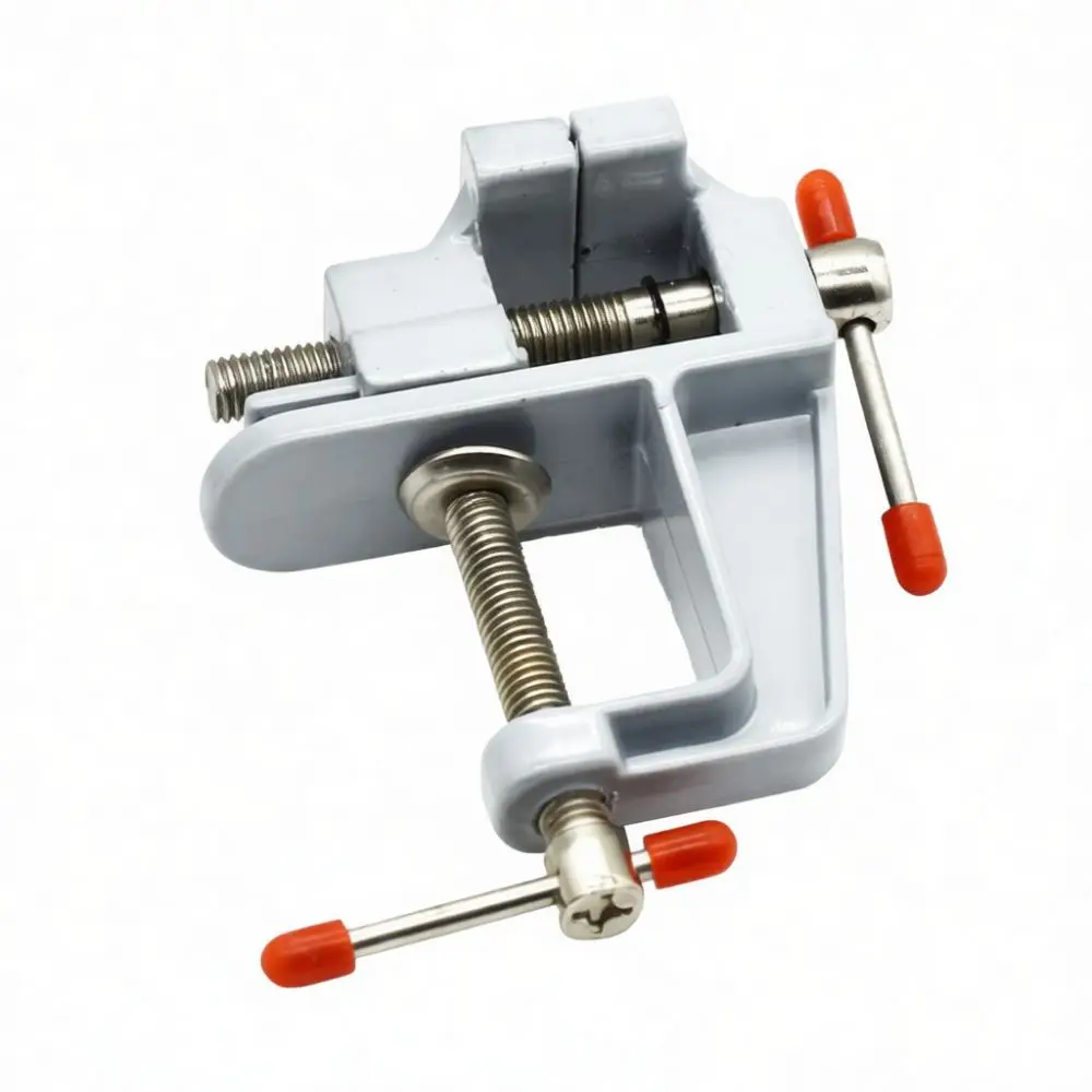 Micro Bench Vise Aluminum Alloy Table Clamp For DIY Handicraft Modeling Precision Repair Tool Workpiece Holder