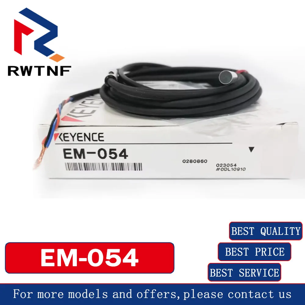 KEYENCE NPN สวิตช์ความใกล้เคียงขนาดเล็ก EM-054 NPN เซ็นเซอร์สวิตช์ความใกล้เคียงขนาดเล็ก