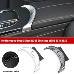 Car Center Console Armrest Cover Button Central Storage Box Switch For Mercedes BENZ C Class W205 C300 C400 GLC W253 2056803407