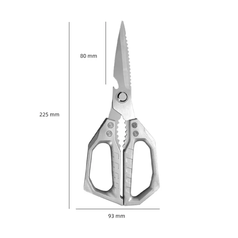 Household Kitchen Scissors Professional Chicken Bone Meat Fish Vegetables Scissors Powerful Meat Scissors Cooking Food Scissors