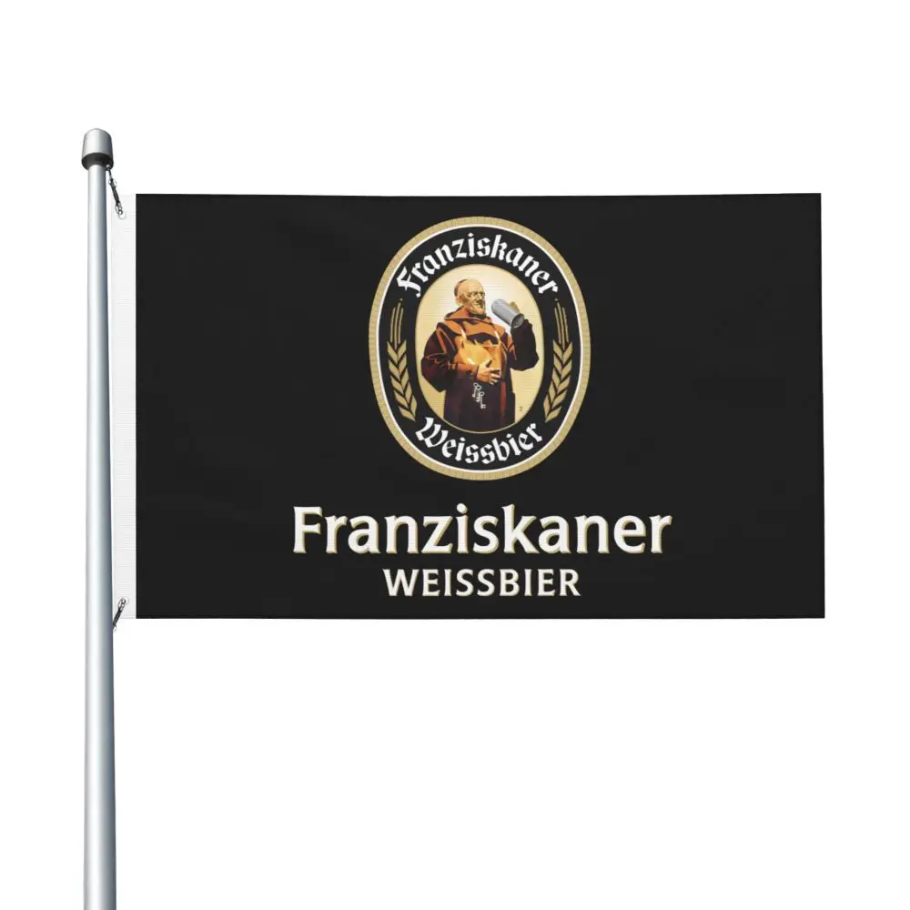 Novo franziskaner dupla face bandeira brisa bandeira do jardim bandeira decorativa festa banner 3x5ft (90x150cm)