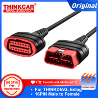 THINKCAR ThinkDiag Original Extension Cable OBD2 16Pin Male to Female for Easydiag 3.0/Mdiag/Golo Main Extended Connector