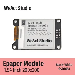 WeAct 1,54 дюйма 1,54 дюйма Электронная бумага Экран дисплея E-Ink EInk SPI Черно-белый