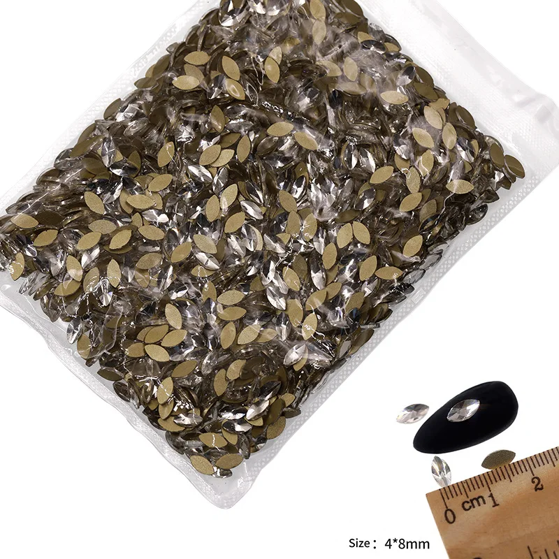 VDD P501-P540 Großhandel 1440 Stück Glas-Kristall-Strasssteine mit flacher Rückseite, Glitzersteine für Nagelkunst, DIY-Bastelarbeiten und Dekoration – Detail 39
