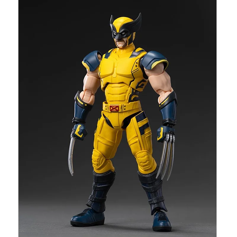 Original Blokees Wolverine Action Figure Deadpool & Wolverine Marvel Toy Champion Class Assembly Model Kit Doll Gift