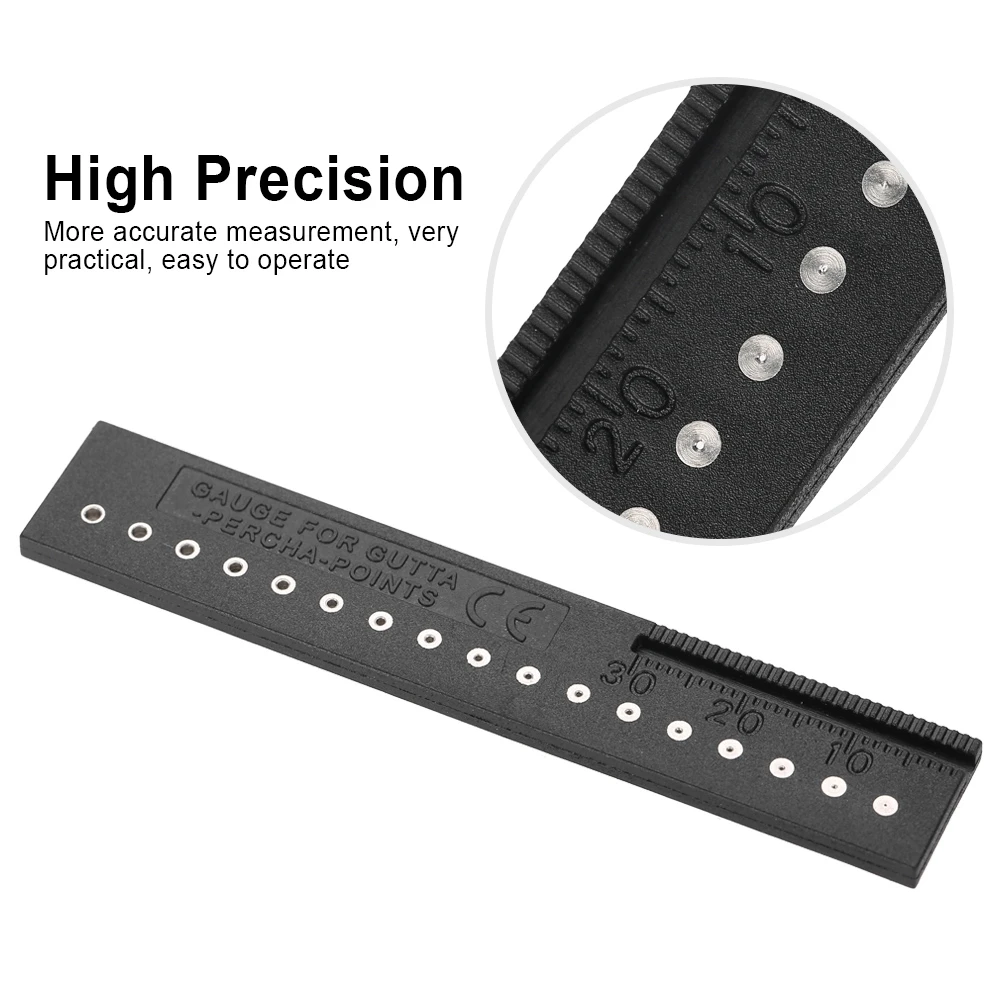 Guttaperca point Span Measure Scale righello di misurazione del canale radicolare strumenti dentali strumenti