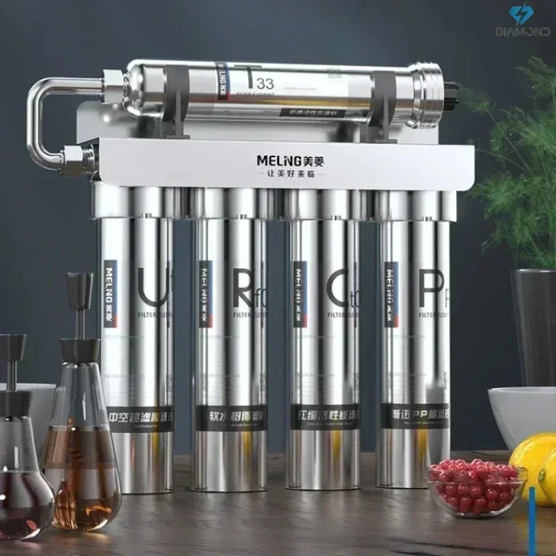 New 5-Level Ultrafiltration Stainless Steel Household Direct Drinking Water Purifier Filter Water Maker