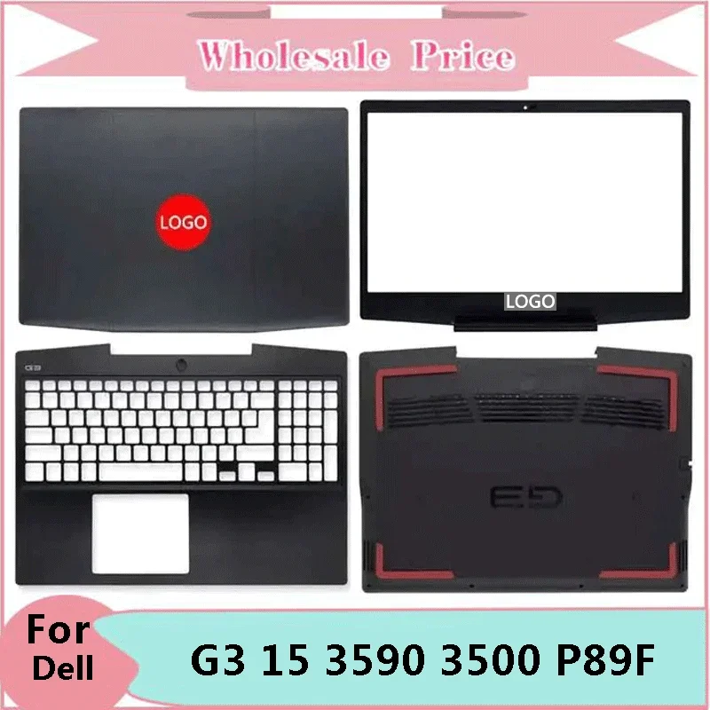 

New For Notebook Inspiron G3 15 3590 3500 P89F Laptop LCD Back Cover Front Bezel Upper Palmrest Bottom Base Case Keyboard Hinges